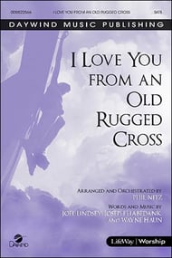 I Love You from an Old Rugged Cross SATB choral sheet music cover Thumbnail